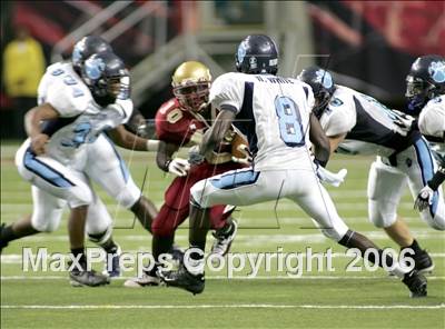 Thumbnail 3 in Camden County vs. Brookwood (Kickoff Classic) photogallery.