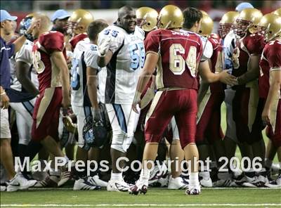 Thumbnail 1 in Camden County vs. Brookwood (Kickoff Classic) photogallery.