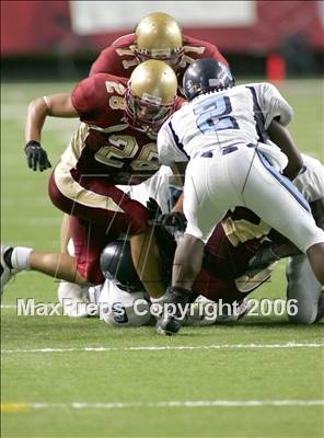 Thumbnail 2 in Camden County vs. Brookwood (Kickoff Classic) photogallery.