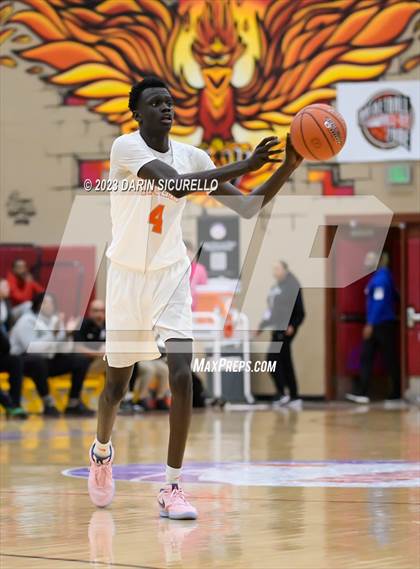 Thumbnail 3 in Wasatch Academy vs. AZ Compass Prep National (Hoophall West Invitational) photogallery.