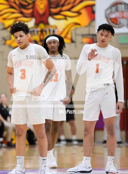 Thumbnail 2 in Wasatch Academy vs. AZ Compass Prep National (Hoophall West Invitational) photogallery.