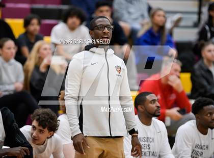 Thumbnail 1 in Wasatch Academy vs. AZ Compass Prep National (Hoophall West Invitational) photogallery.