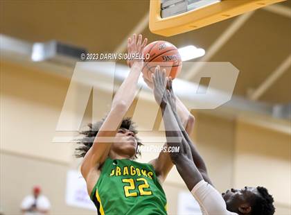 Thumbnail 3 in Wasatch Academy vs. AZ Compass Prep National (Hoophall West Invitational) photogallery.
