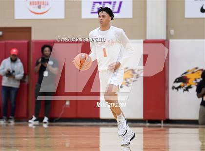 Thumbnail 2 in Wasatch Academy vs. AZ Compass Prep National (Hoophall West Invitational) photogallery.