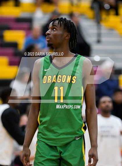 Thumbnail 3 in Wasatch Academy vs. AZ Compass Prep National (Hoophall West Invitational) photogallery.