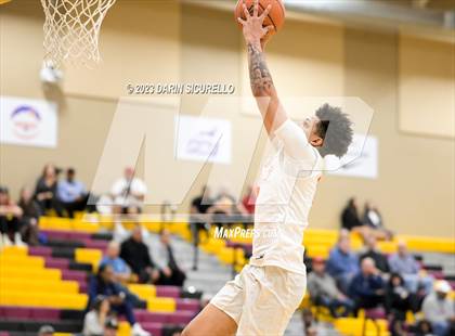 Thumbnail 1 in Wasatch Academy vs. AZ Compass Prep National (Hoophall West Invitational) photogallery.