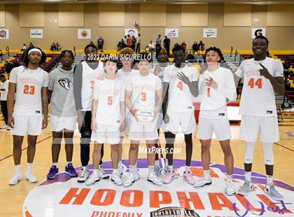 Thumbnail 1 in Wasatch Academy vs. AZ Compass Prep National (Hoophall West Invitational) photogallery.
