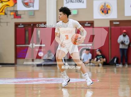 Thumbnail 2 in Wasatch Academy vs. AZ Compass Prep National (Hoophall West Invitational) photogallery.