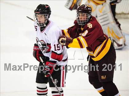 Thumbnail 2 in St. Joseph vs. New Canaan (CIAC Division 1 Semifinal) photogallery.
