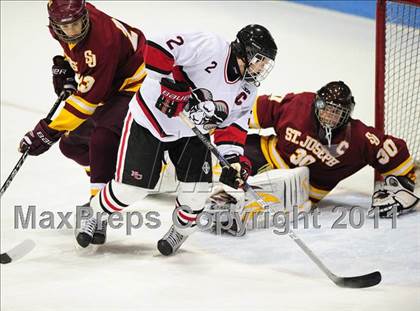 Thumbnail 1 in St. Joseph vs. New Canaan (CIAC Division 1 Semifinal) photogallery.