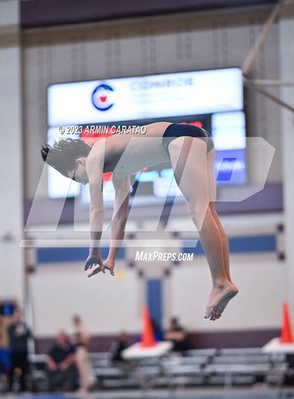 Thumbnail 1 in UIL Region IV-6A Boys Diving Finals photogallery.