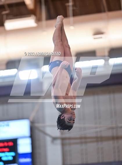 Thumbnail 3 in UIL Region IV-6A Boys Diving Finals photogallery.