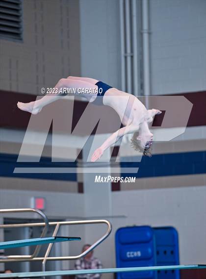 Thumbnail 2 in UIL Region IV-6A Boys Diving Finals photogallery.