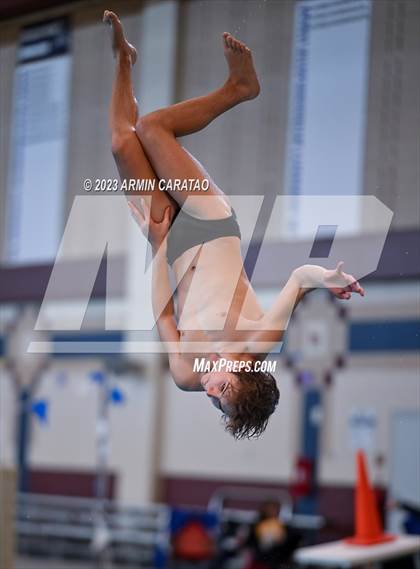 Thumbnail 2 in UIL Region IV-6A Boys Diving Finals photogallery.