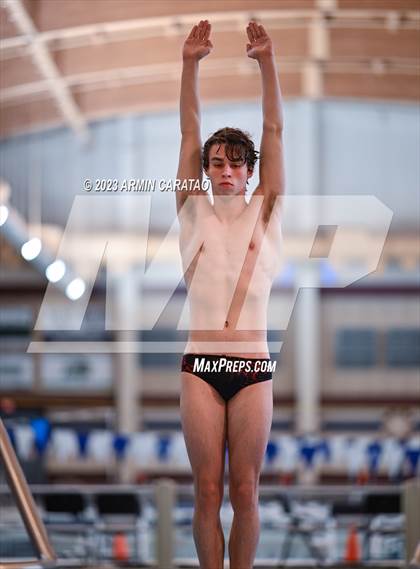 Thumbnail 2 in UIL Region IV-6A Boys Diving Finals photogallery.
