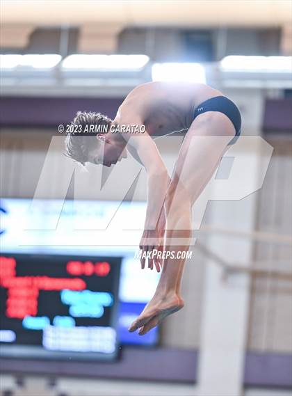 Thumbnail 1 in UIL Region IV-6A Boys Diving Finals photogallery.
