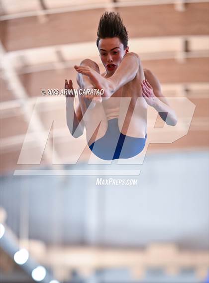 Thumbnail 1 in UIL Region IV-6A Boys Diving Finals photogallery.