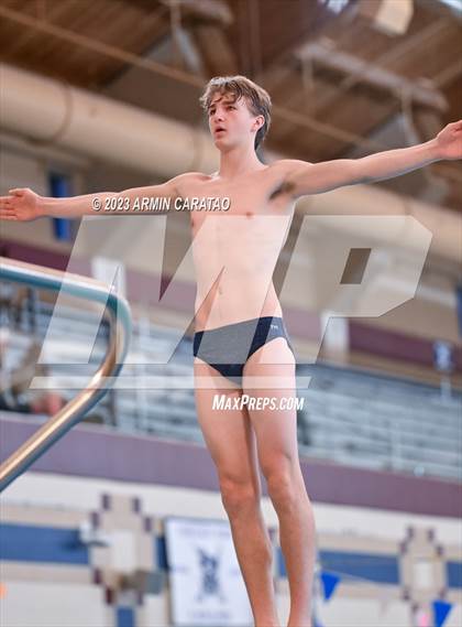 Thumbnail 1 in UIL Region IV-6A Boys Diving Finals photogallery.
