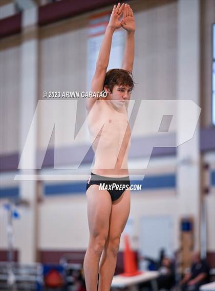 Thumbnail 3 in UIL Region IV-6A Boys Diving Finals photogallery.
