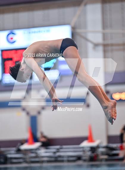 Thumbnail 1 in UIL Region IV-6A Boys Diving Finals photogallery.