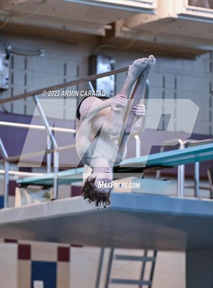 Thumbnail 1 in UIL Region IV-6A Boys Diving Finals photogallery.