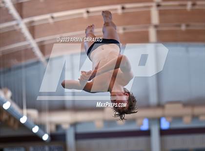 Thumbnail 3 in UIL Region IV-6A Boys Diving Finals photogallery.