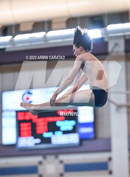 Thumbnail 3 in UIL Region IV-6A Boys Diving Finals photogallery.