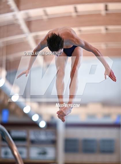 Thumbnail 3 in UIL Region IV-6A Boys Diving Finals photogallery.
