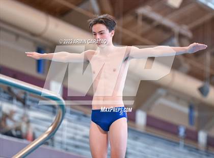 Thumbnail 3 in UIL Region IV-6A Boys Diving Finals photogallery.