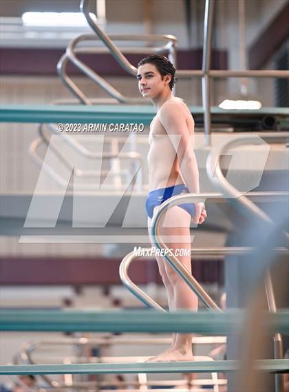 Thumbnail 3 in UIL Region IV-6A Boys Diving Finals photogallery.