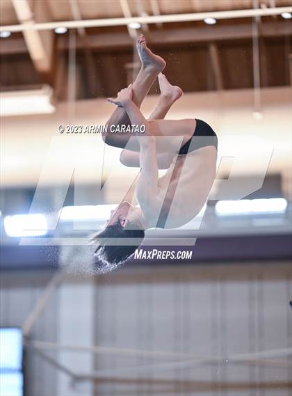 Thumbnail 2 in UIL Region IV-6A Boys Diving Finals photogallery.