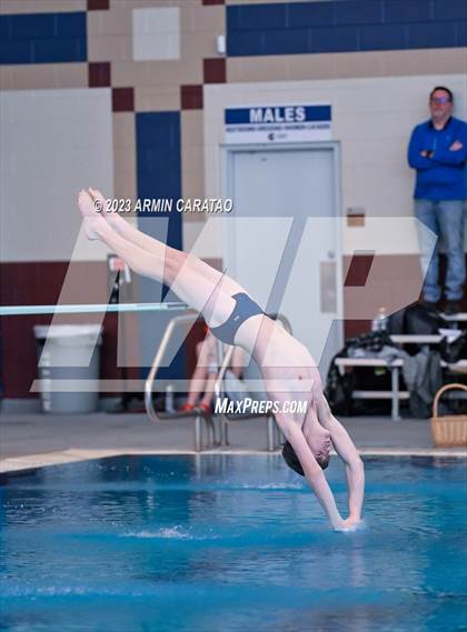 Thumbnail 3 in UIL Region IV-6A Boys Diving Finals photogallery.