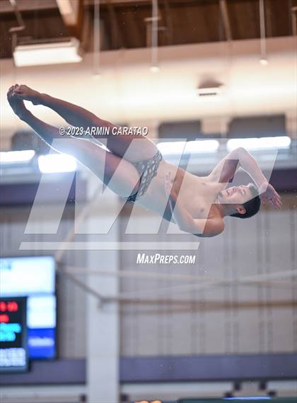 Thumbnail 2 in UIL Region IV-6A Boys Diving Finals photogallery.