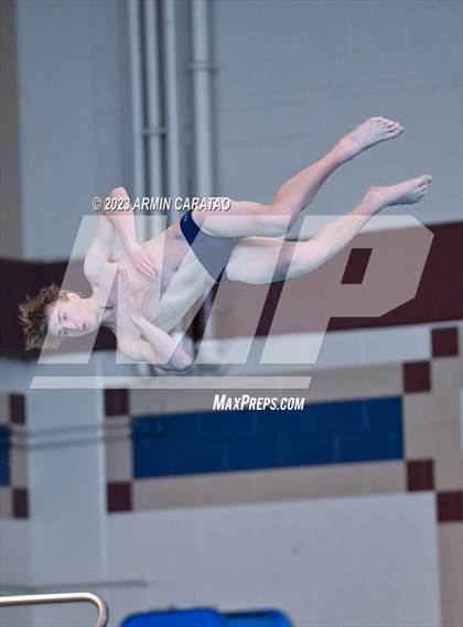 Thumbnail 1 in UIL Region IV-6A Boys Diving Finals photogallery.