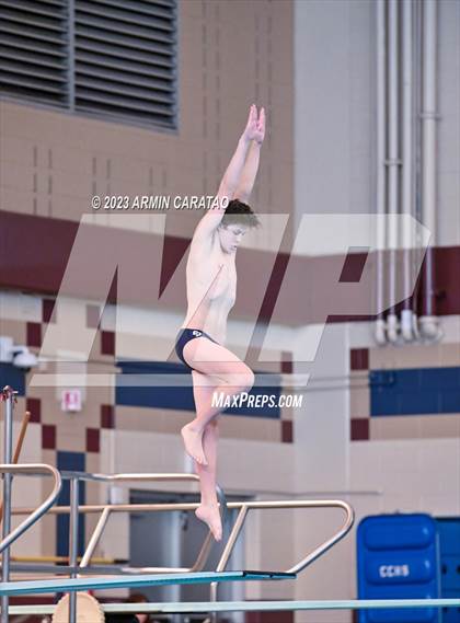 Thumbnail 1 in UIL Region IV-6A Boys Diving Finals photogallery.