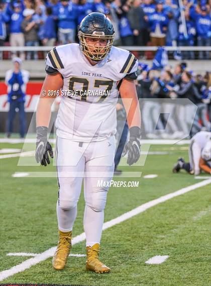 Thumbnail 3 in Lone Peak vs Bingham (UHSAA 5A Final) photogallery.