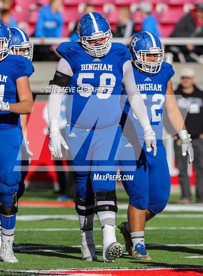Thumbnail 3 in Lone Peak vs Bingham (UHSAA 5A Final) photogallery.