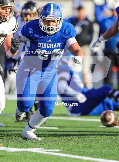 Thumbnail 2 in Lone Peak vs Bingham (UHSAA 5A Final) photogallery.