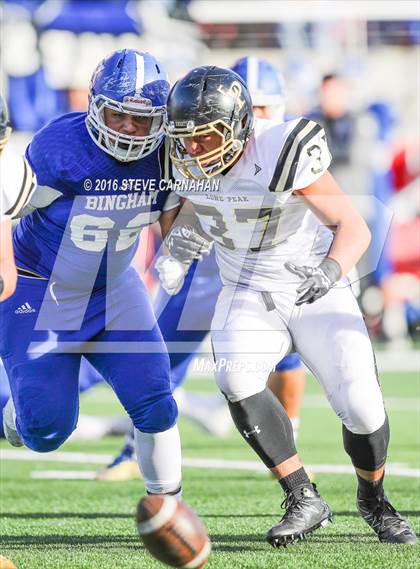 Thumbnail 2 in Lone Peak vs Bingham (UHSAA 5A Final) photogallery.