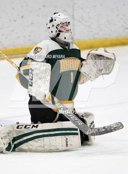 Thumbnail 2 in Bishop Brady @ Manchester Central (NHIAA 1st Round Playoff) photogallery.