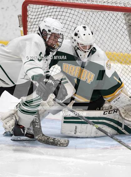 Thumbnail 2 in Bishop Brady @ Manchester Central (NHIAA 1st Round Playoff) photogallery.