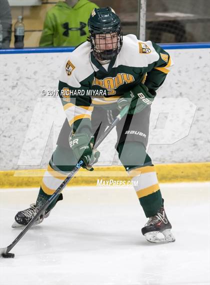 Thumbnail 2 in Bishop Brady @ Manchester Central (NHIAA 1st Round Playoff) photogallery.