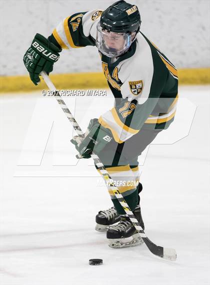 Thumbnail 2 in Bishop Brady @ Manchester Central (NHIAA 1st Round Playoff) photogallery.