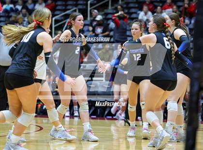 Thumbnail 3 in Columbus vs. Gunter (UIL 3A Volleyball Semifinal) photogallery.