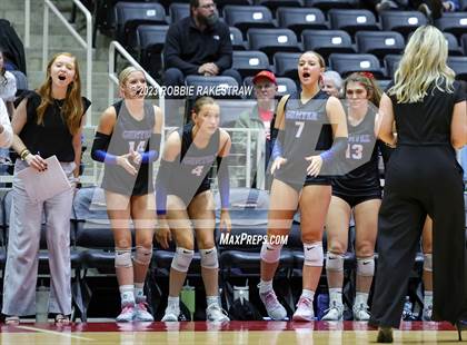 Thumbnail 3 in Columbus vs. Gunter (UIL 3A Volleyball Semifinal) photogallery.
