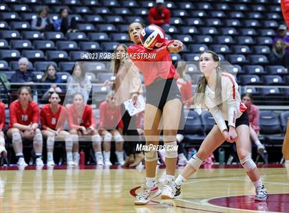 Thumbnail 3 in Columbus vs. Gunter (UIL 3A Volleyball Semifinal) photogallery.