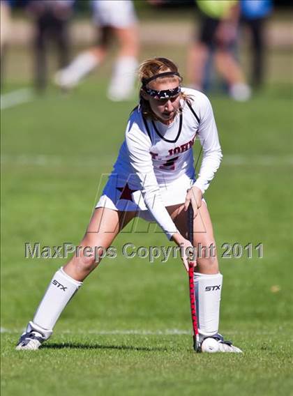 Thumbnail 3 in St. John's vs Country Day (Southwest Prep D1 State Playoffs) photogallery.