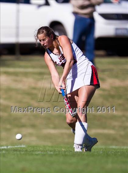 Thumbnail 3 in St. John's vs Country Day (Southwest Prep D1 State Playoffs) photogallery.