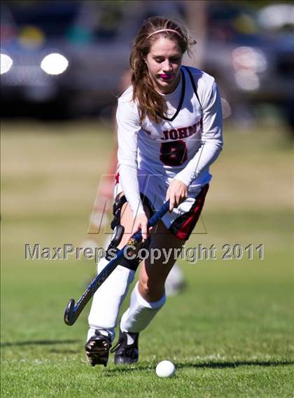 Thumbnail 2 in St. John's vs Country Day (Southwest Prep D1 State Playoffs) photogallery.