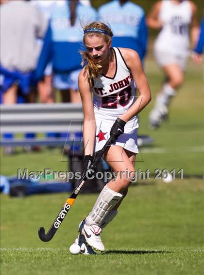 Thumbnail 2 in St. John's vs Country Day (Southwest Prep D1 State Playoffs) photogallery.